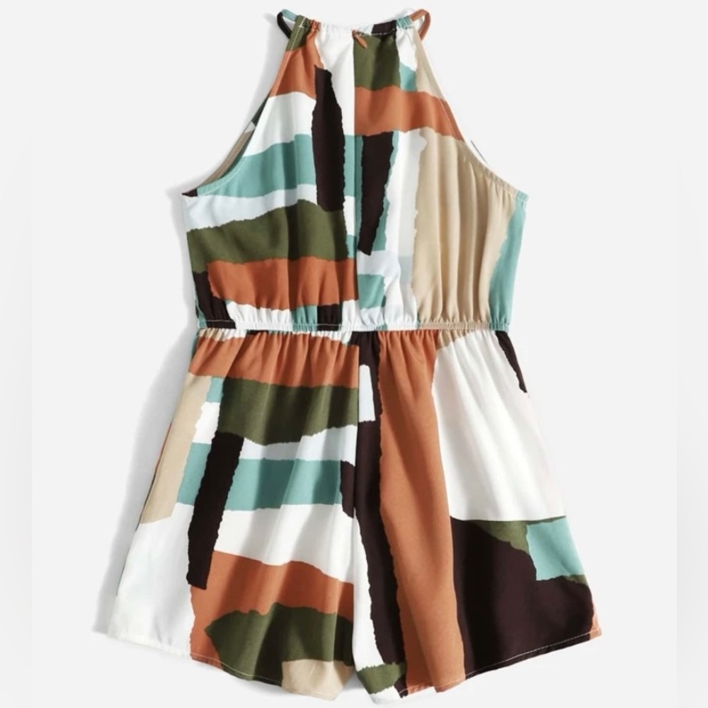 Girl size 10 Colorblock Romper